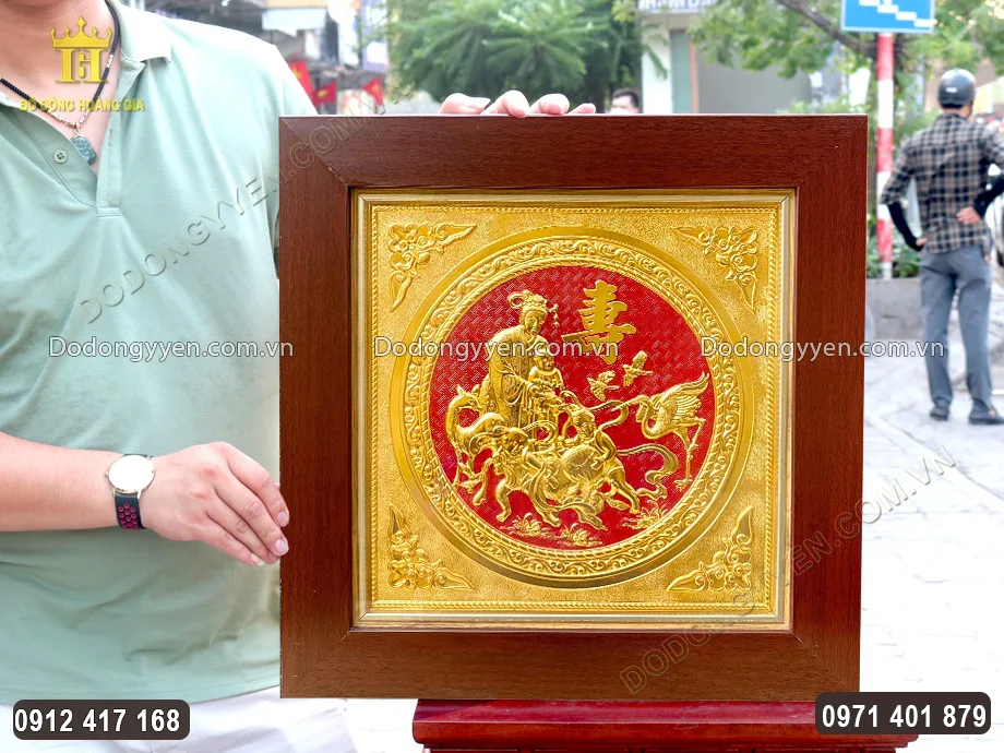 Khung tranh bằng gỗ tự nhi&ecirc;n chắc chắn